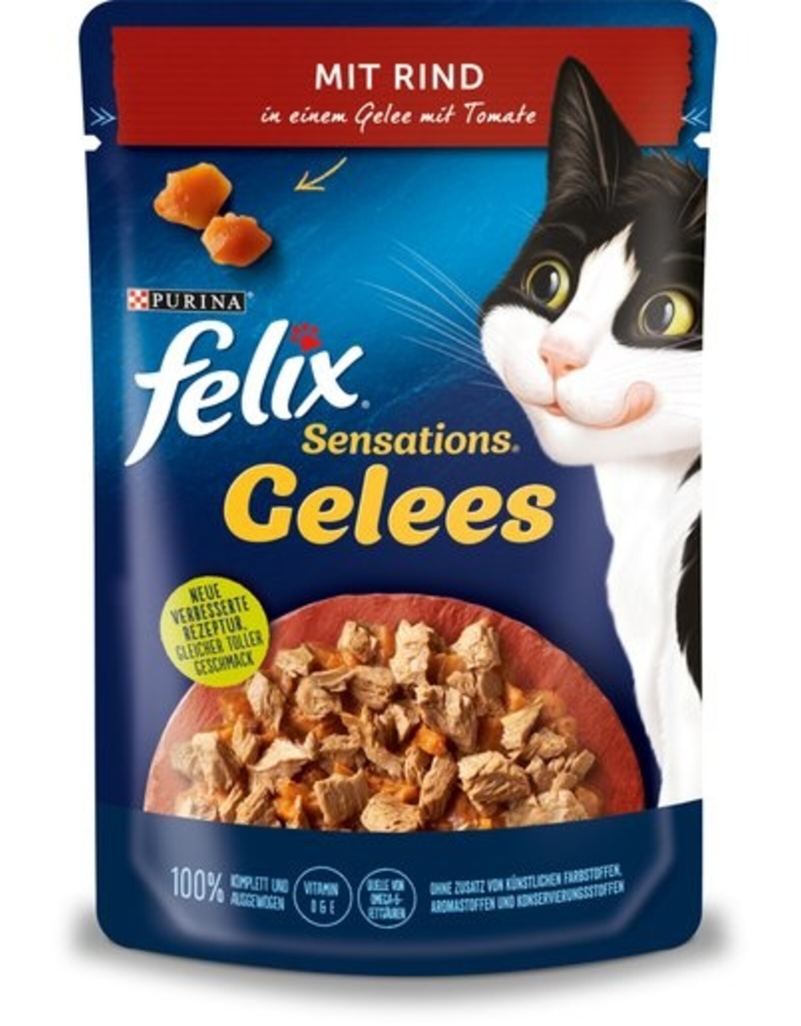 Felix Felix Sensations Gelees mit Rind & Tomate  85g
