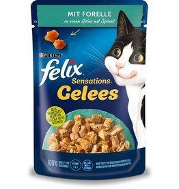 Felix Felix Sensations Gelees mit Forelle & Spinat 85g