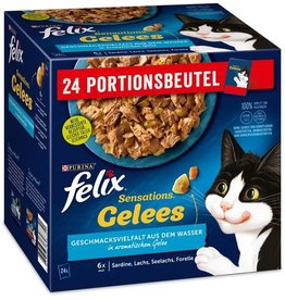Felix Felix SGWEA Geschmacksvielfalt aus dem Wasser in Gelee 24x85g