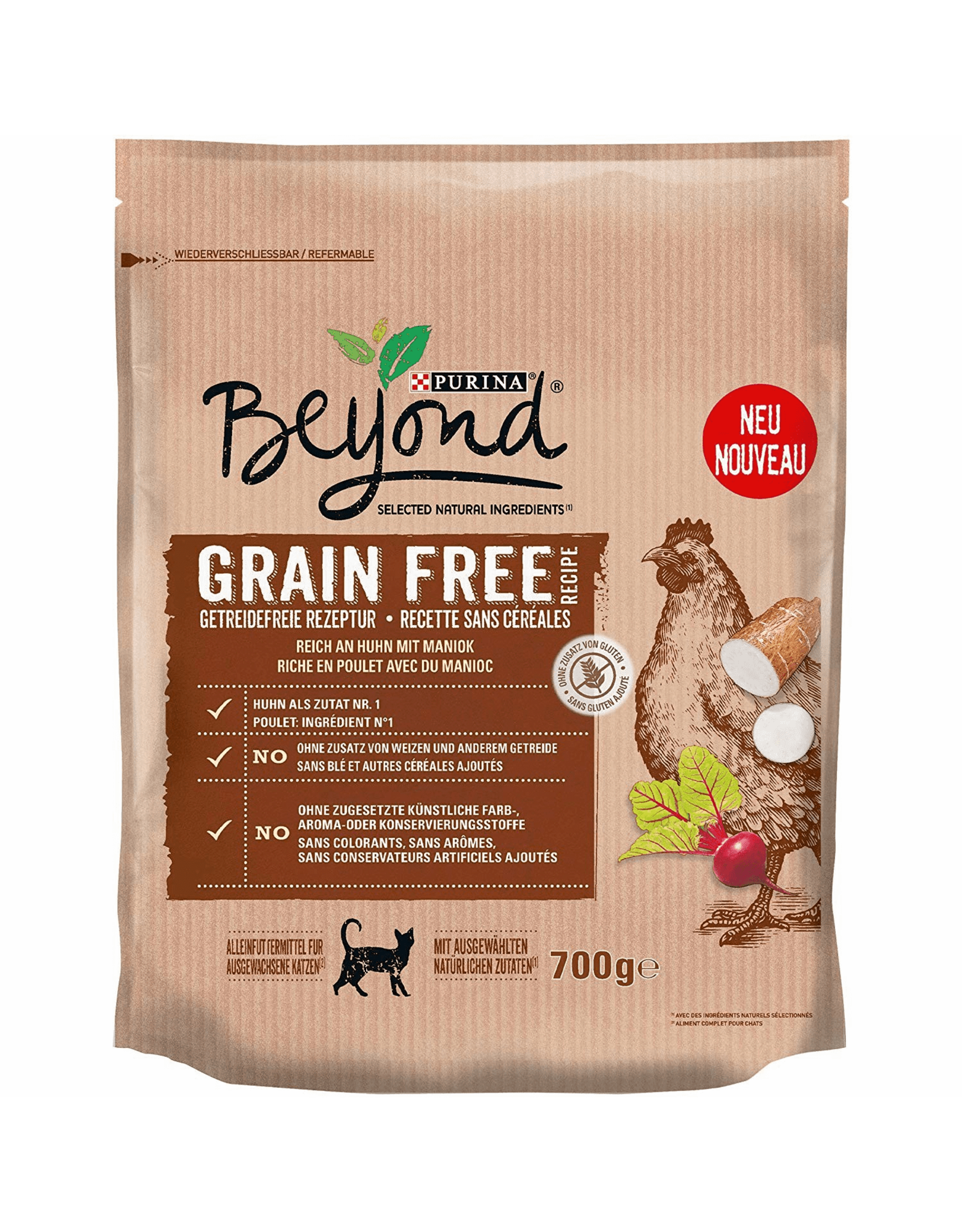 Beyond Beyond Katze Getreidefrei Huhn 700g