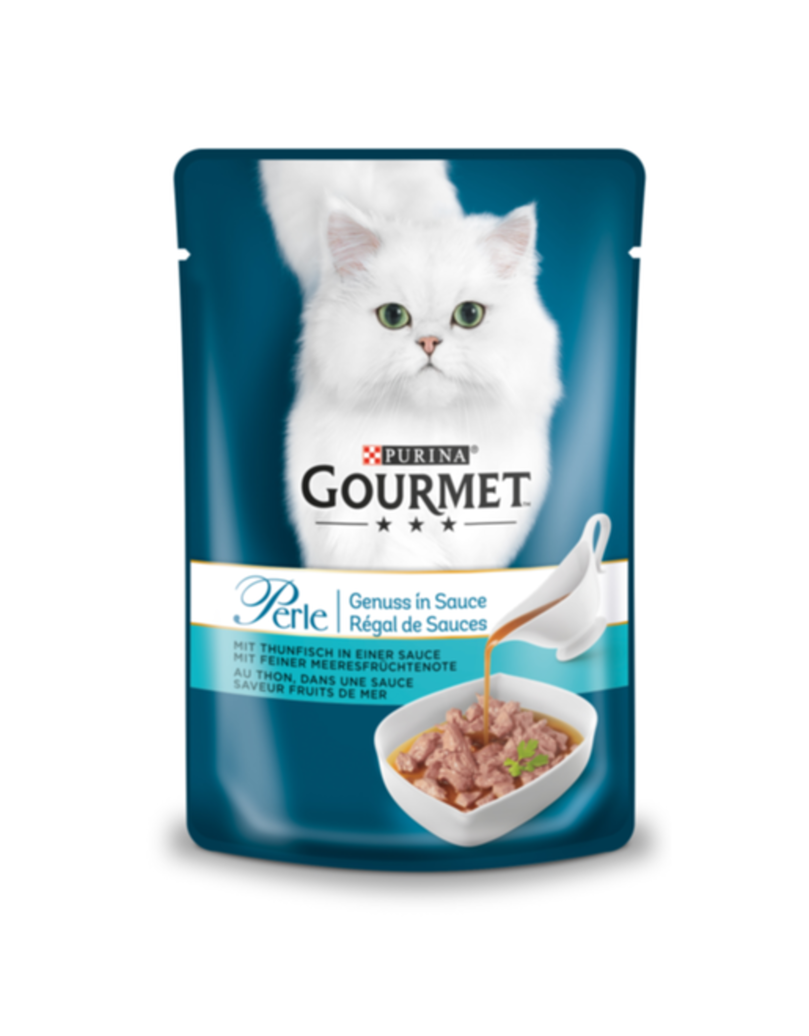 Purina Gourmet Gourmet Portionsbeutel Perle Genuss in Sauce Thunfisch 85 g