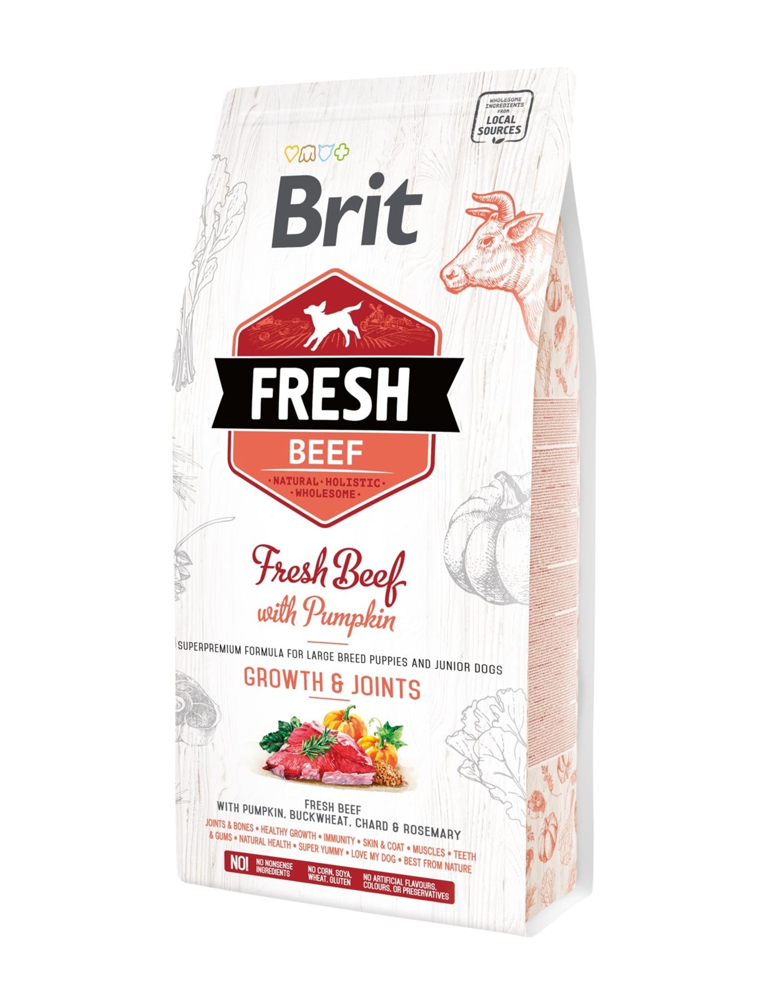 BRIT Brit Fresh - Puppy & Junior Beef Large Breed