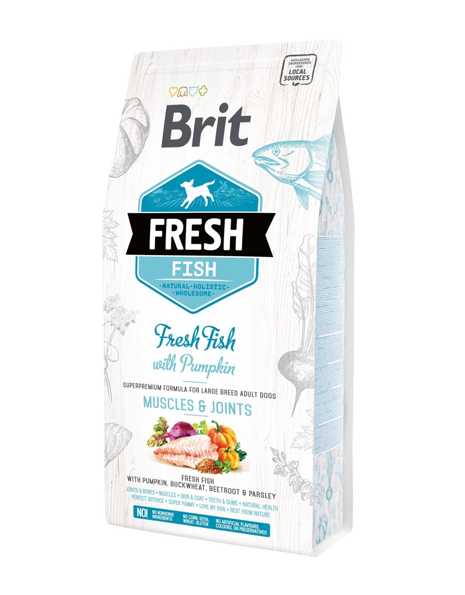 BRIT Brit Fresh - Adult Large Breed - Fish - Muscles & Joints