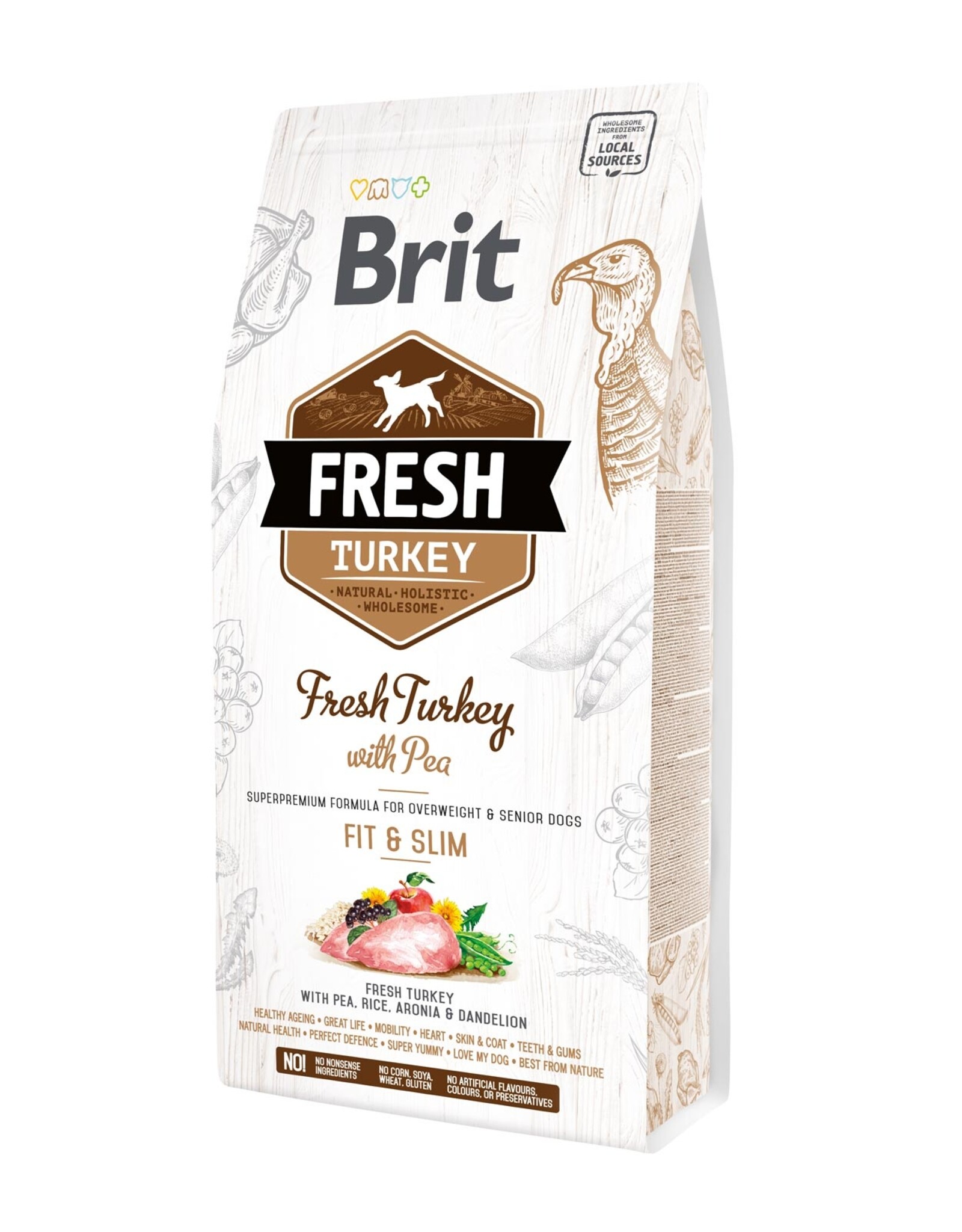 BRIT Brit Fresh - Overweight & Senior dogs - Turkey