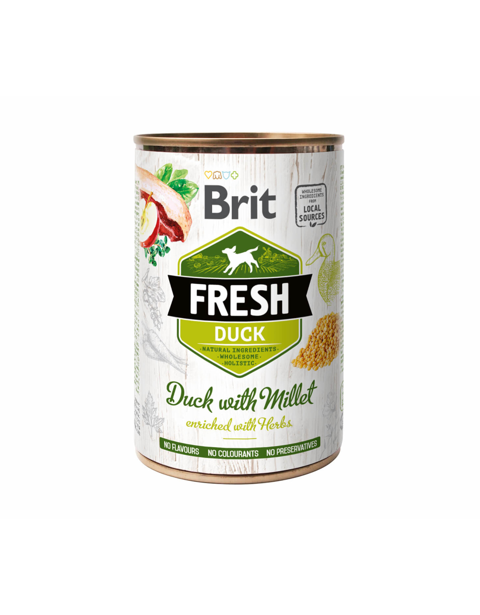 BRIT Brit Fresh - Duck with Millet/ Ente mit Hirse 400g