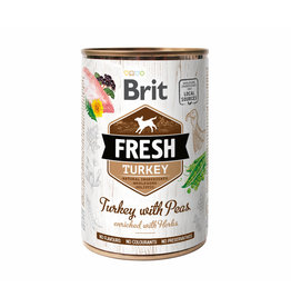 BRIT Brit Fresh - Turkey with Peas/Truthahn mit Erbsen 400g