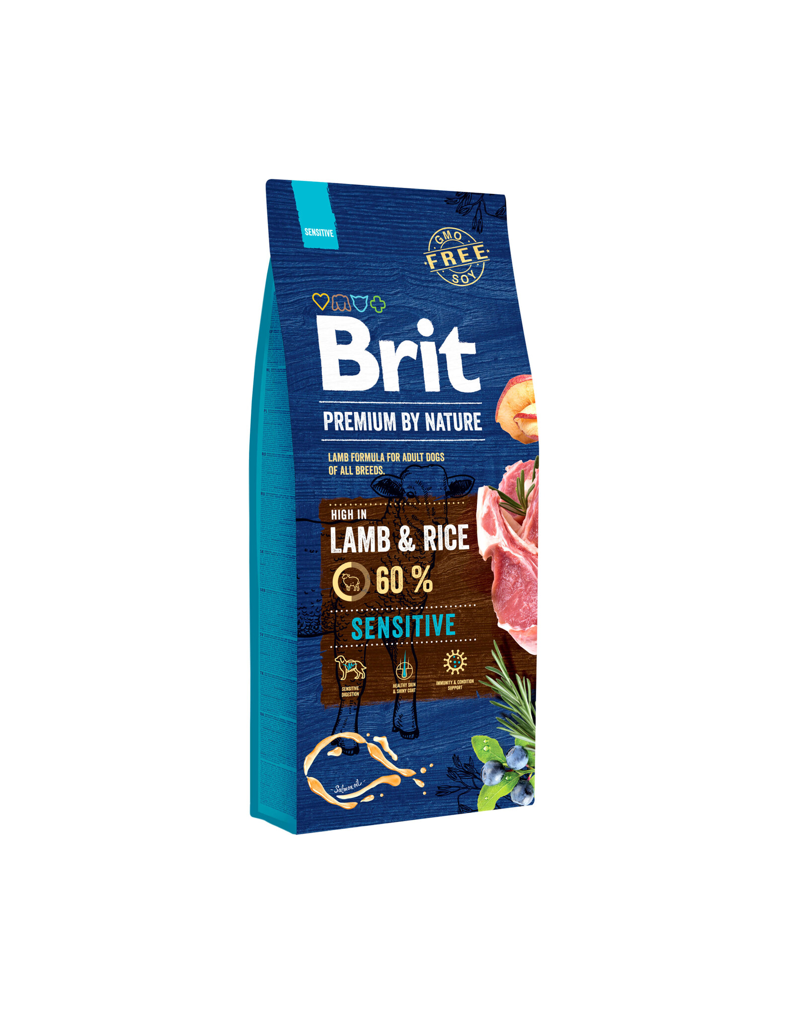 BRIT Brit Premium by Nature Dog - Sensitive Lamb&Rice, 15kg