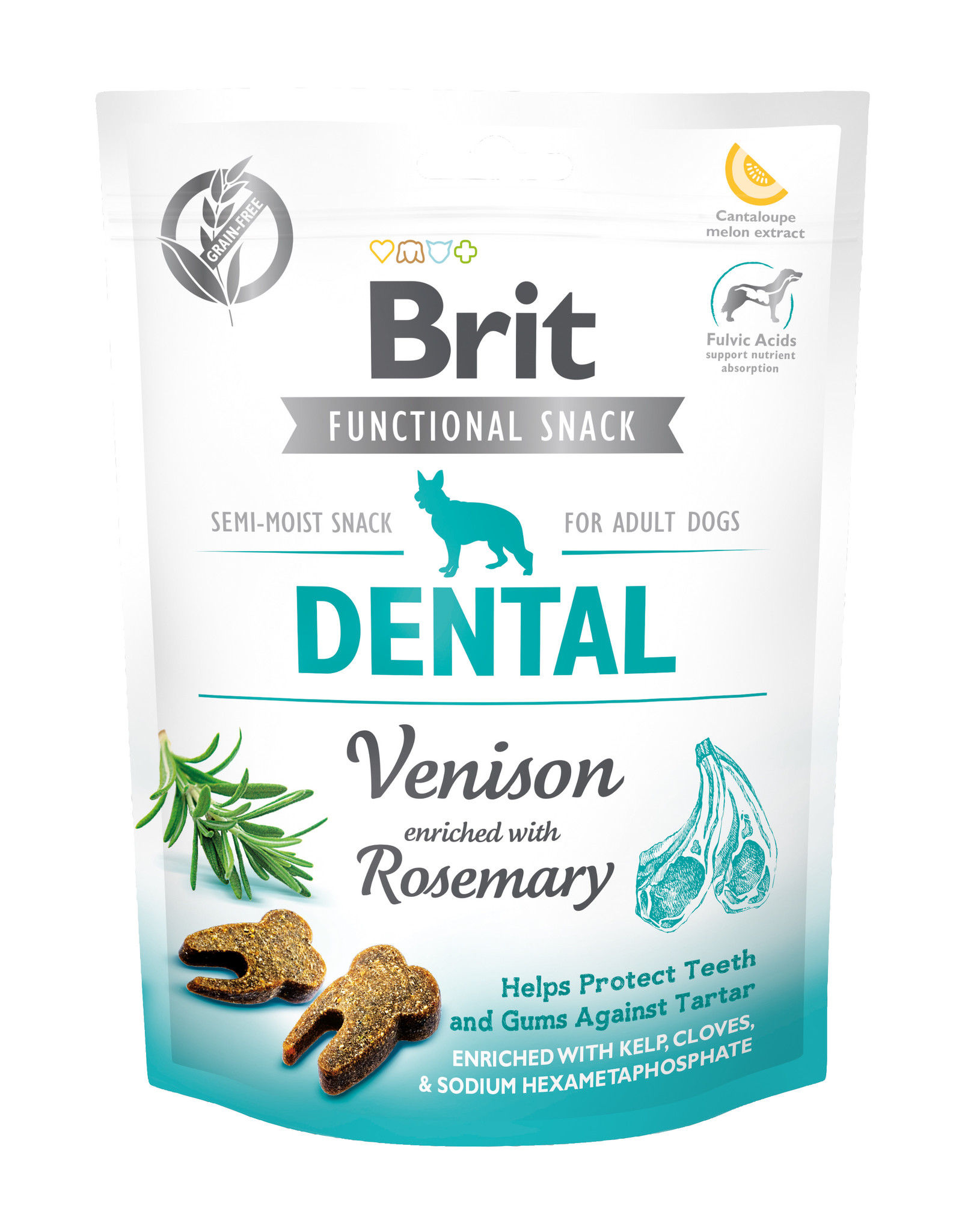 BRIT Brit Functional Snack Dental Venison + Rosmarin 150g