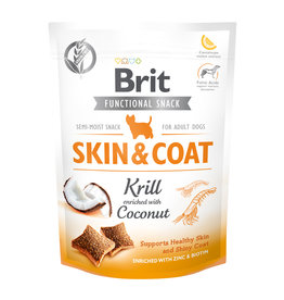 BRIT Brit Functional Snack Skin & Coat Krill + Kokos 150g