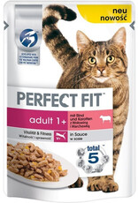 Perfect Fit Perfect Fit Cat Portionsbeutel Adult Rind 12 x 85g