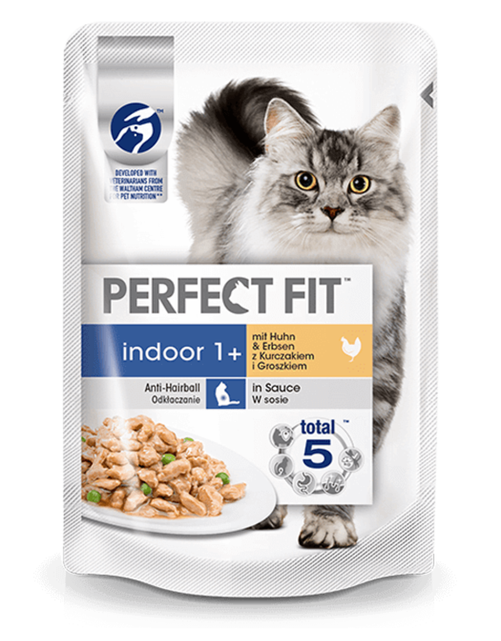 Perfect Fit Perfect Fit Cat Portionsbeutel Indoor Huhn 12 x 85g