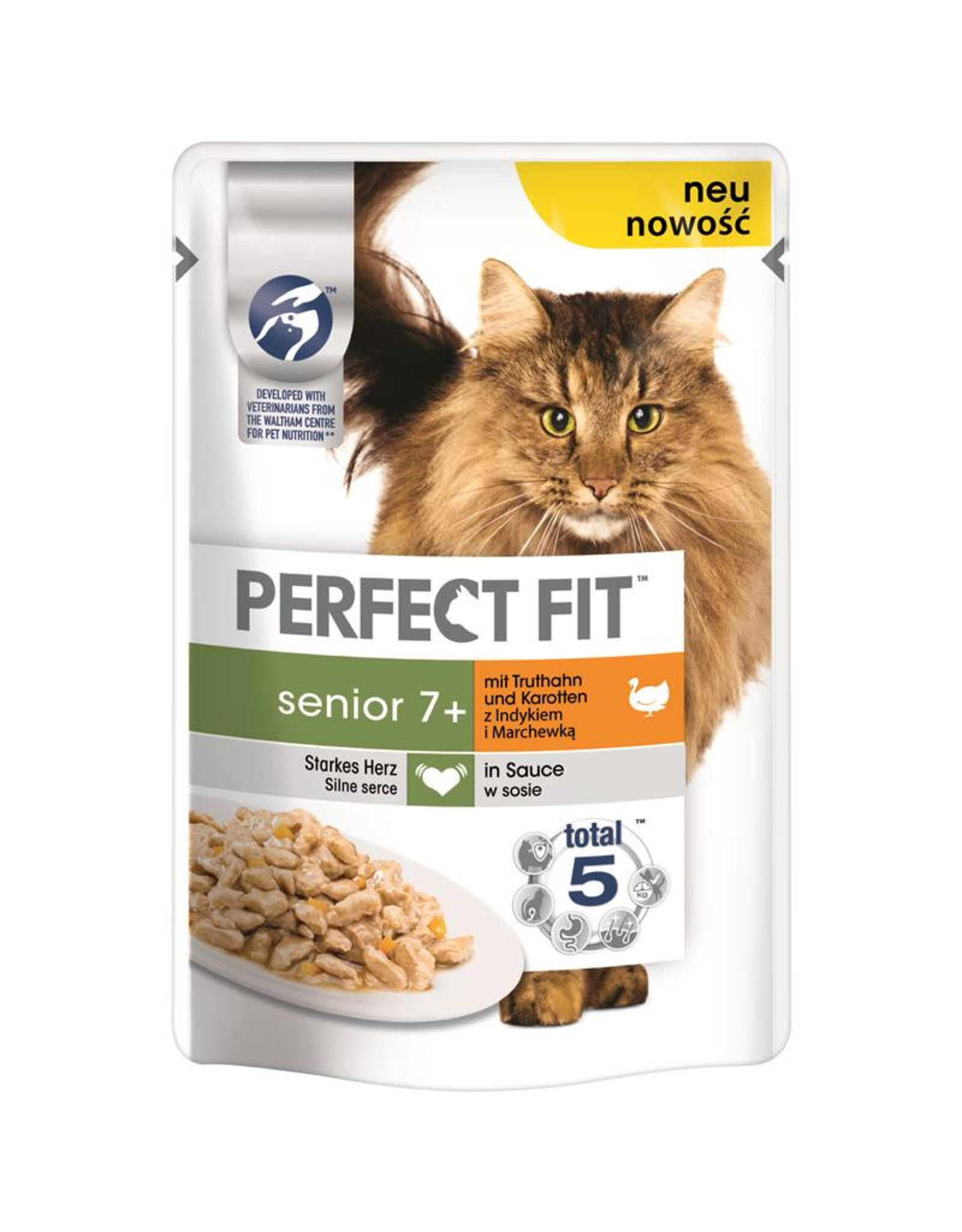 Perfect Fit Perfect Fit Cat Portionsbeutel Senior Pute 12 x 85g