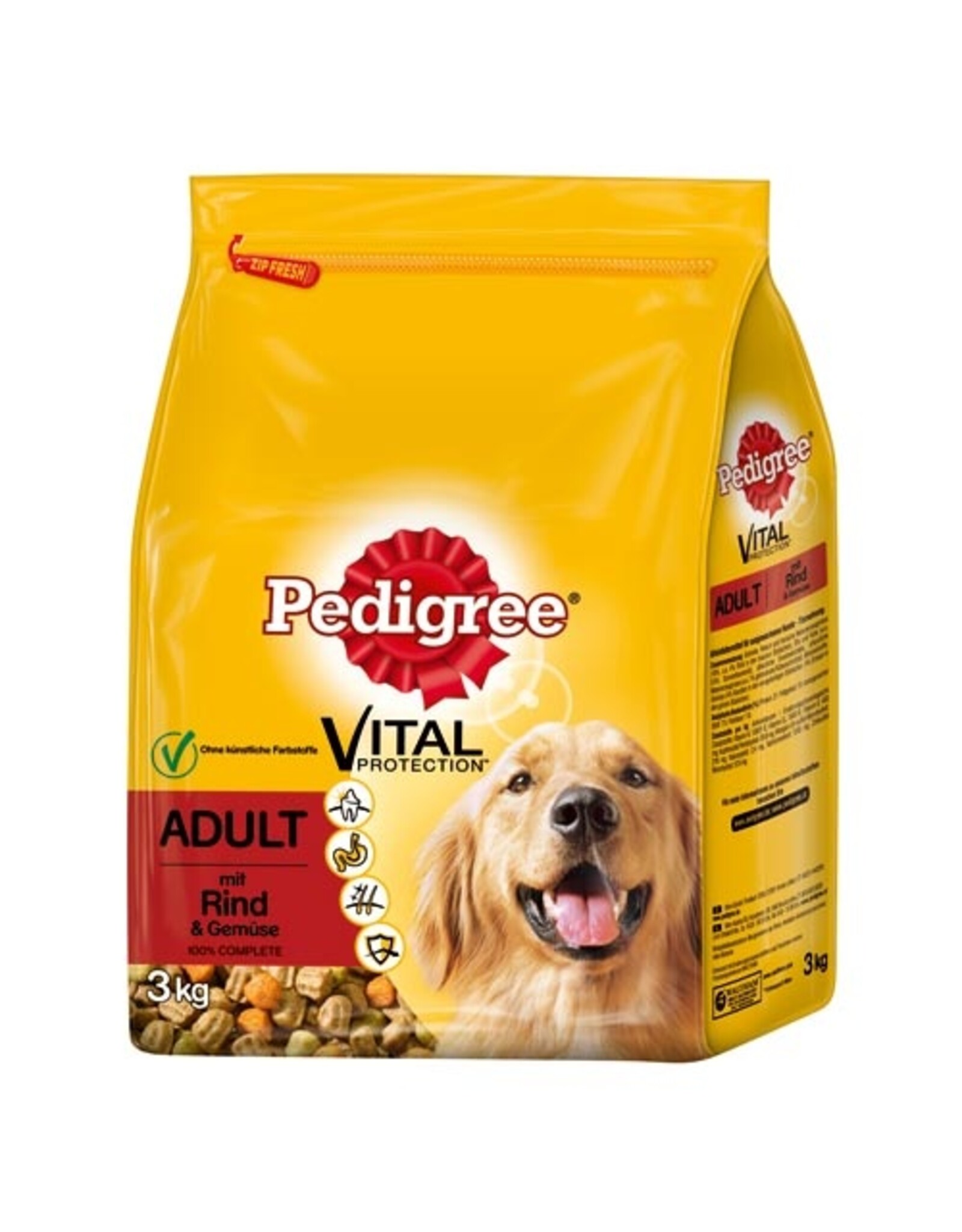 Pedigree Pedigree Trocken Adult mit Rind & Gemüse 3kg
