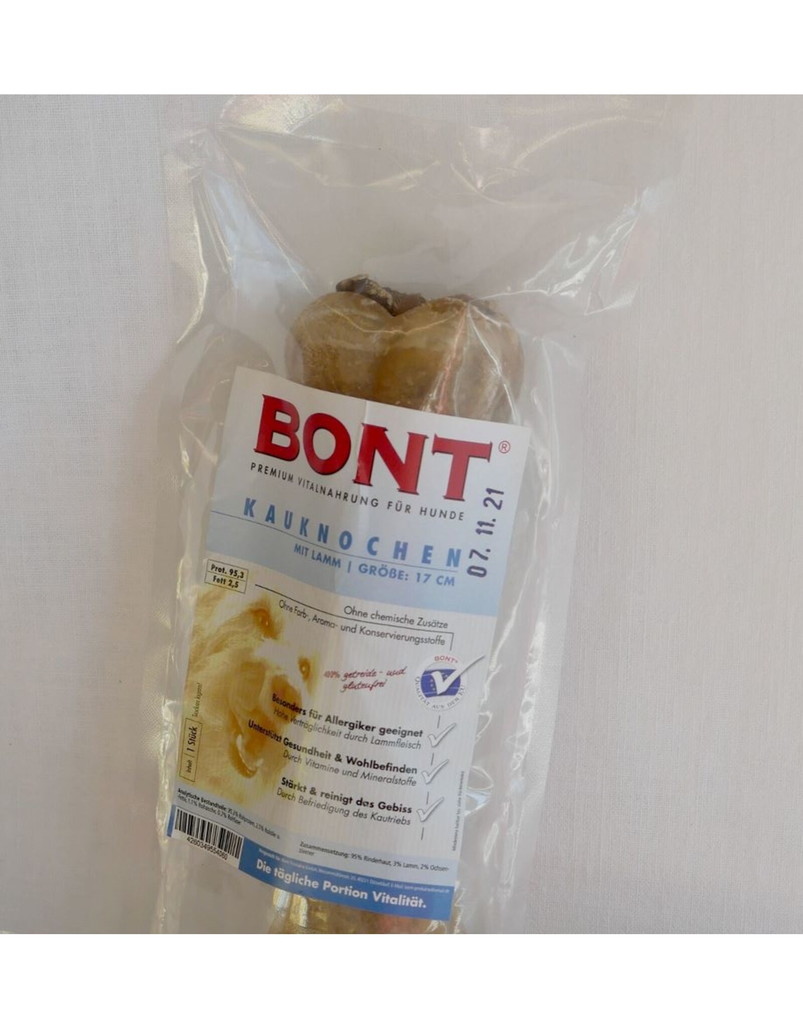 Bont Bont Gef Kauknochen+Lamm 17cm