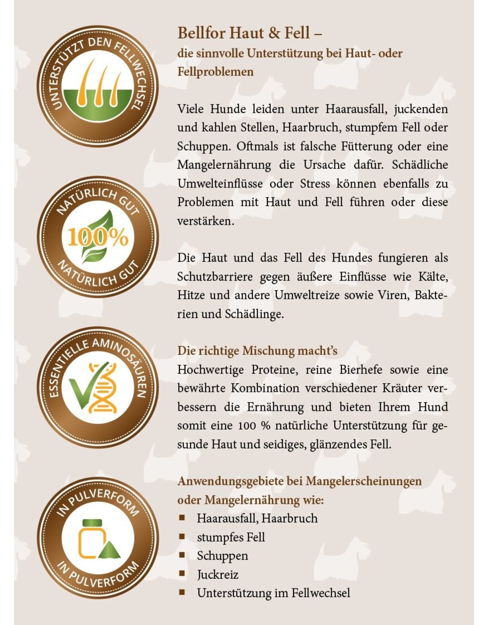 Bellfor Bellfor Haut und Fell Pulver