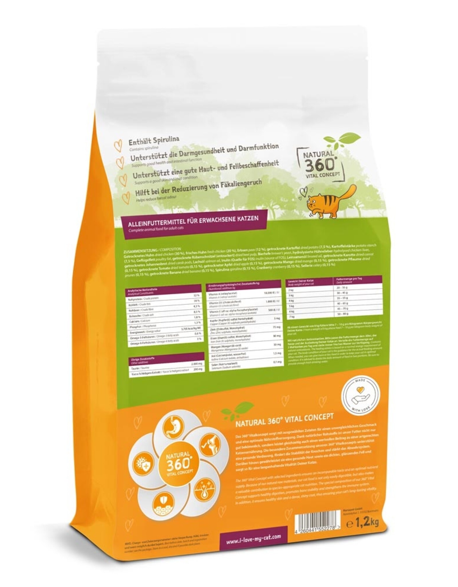 Bellfor I love my cat mit Huhn 1,2kg