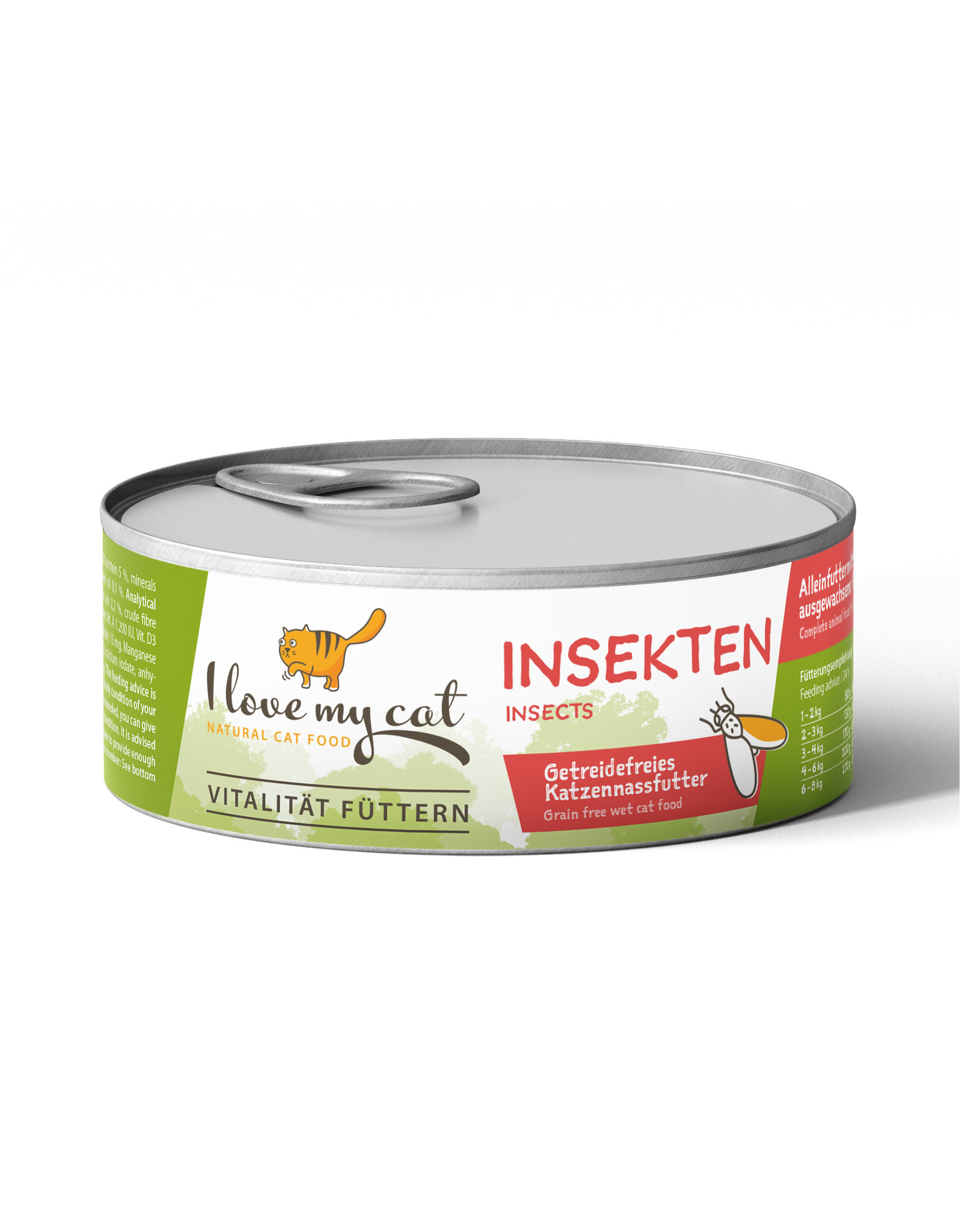 Bellfor  I love my Cat Nassfutter Insektenprotein