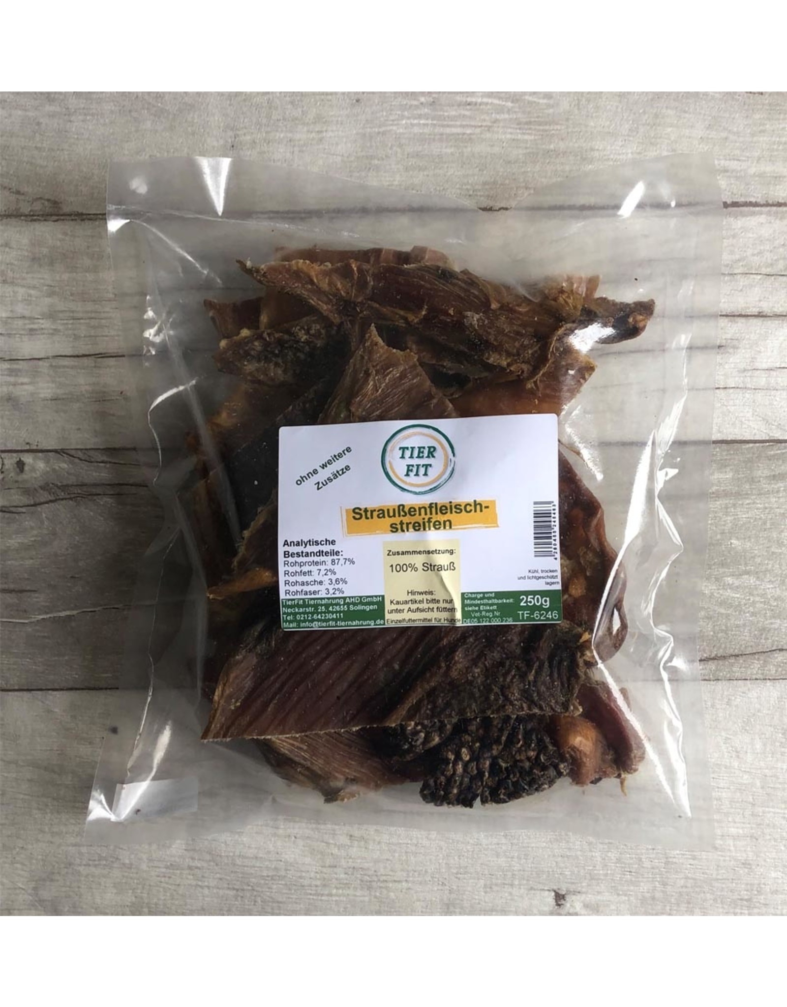 Tier Fit TierFit Straußenfleisch-Streifen