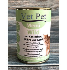 Vet Pet Wild mit Kaninchen, Möhre und Apfel