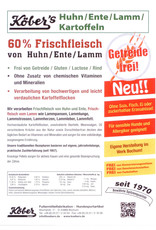 Köbers Köbers Huhn / Ente / Lamm / Kartoffel, getreidefrei 12,5 kg