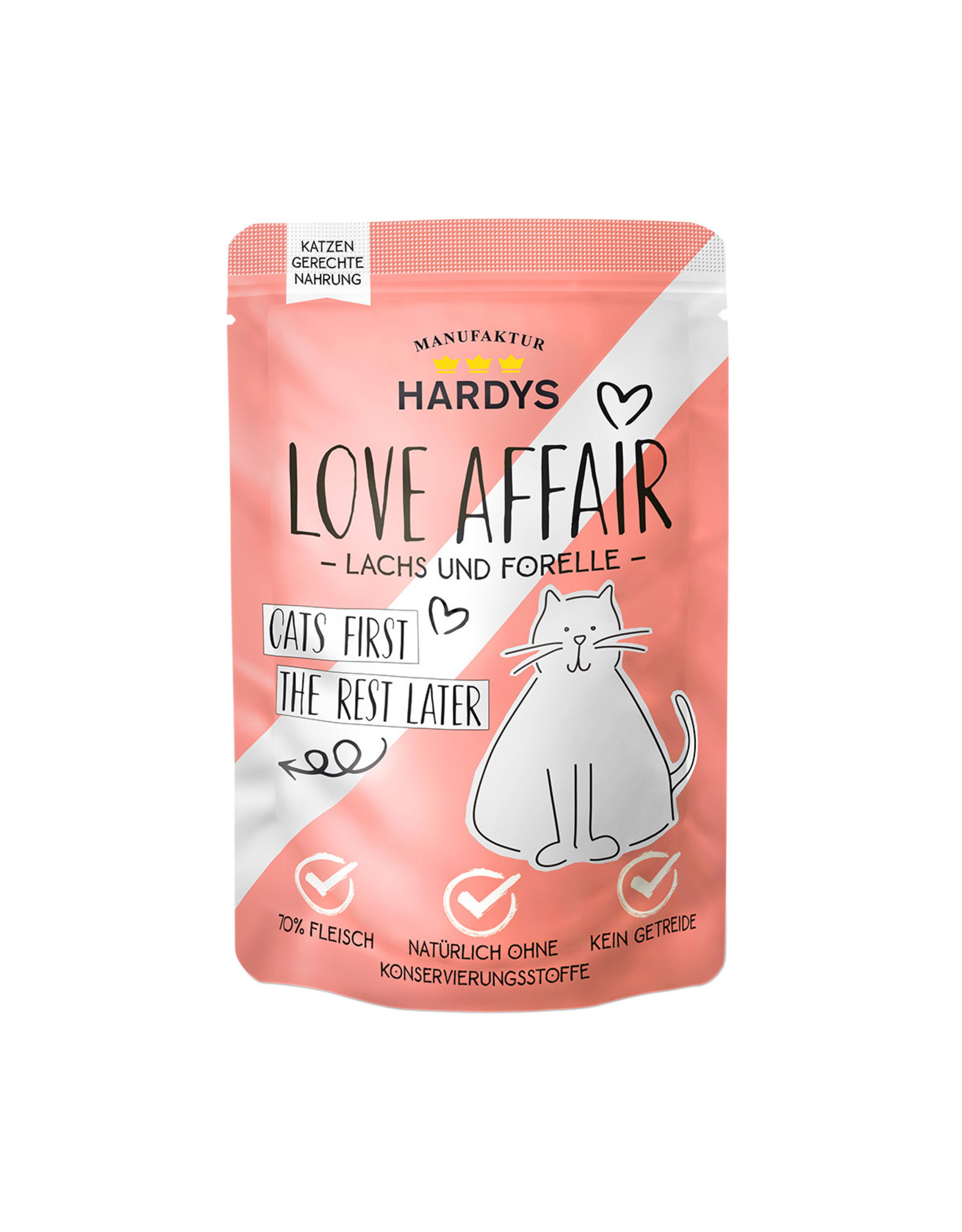 Hardys Traum Hardys Traum Love Affair Forelle & Lachs 100g Pouch