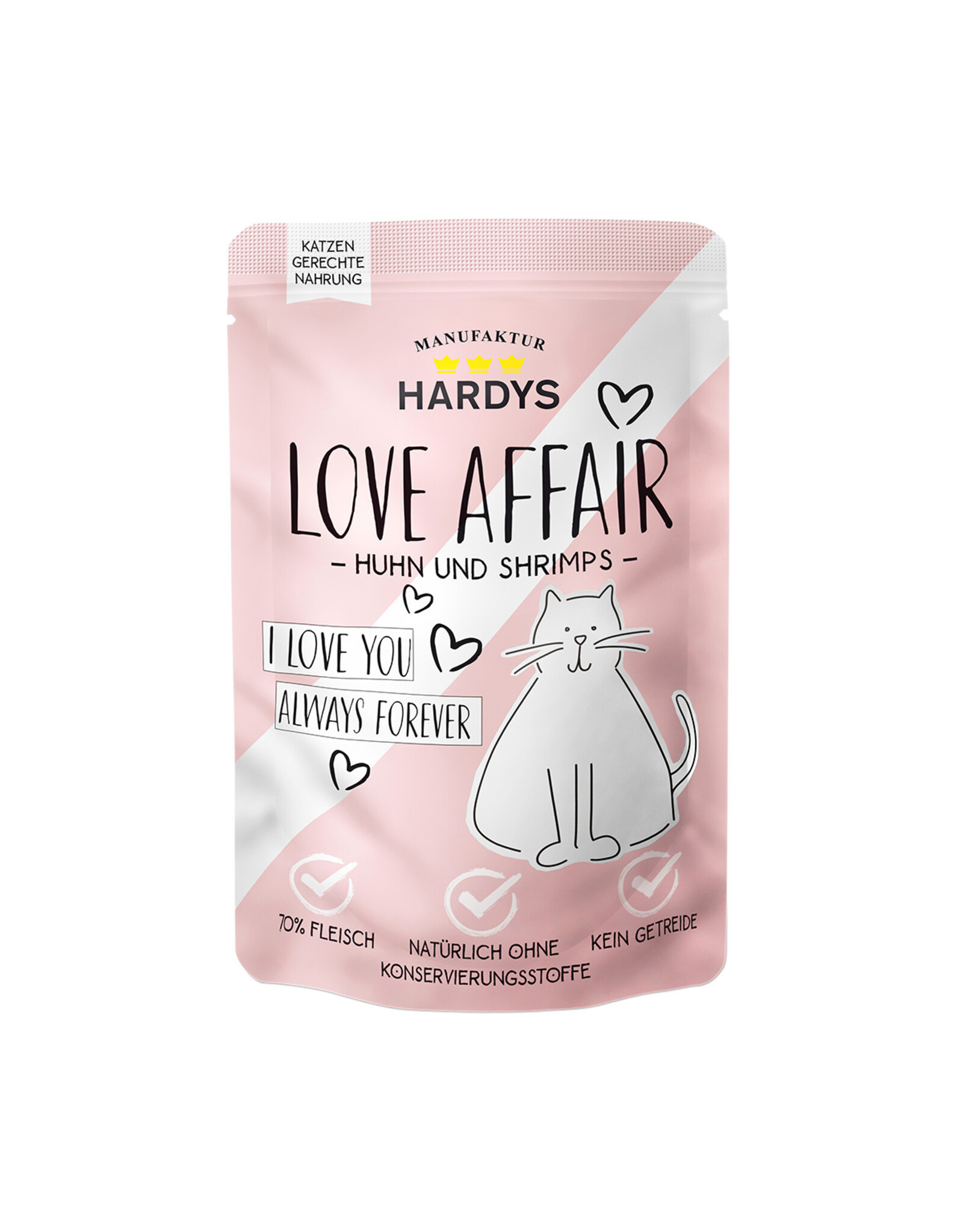 Hardys Traum Hardys Traum Love Affair Huhn & Shrimps 100g Pouch