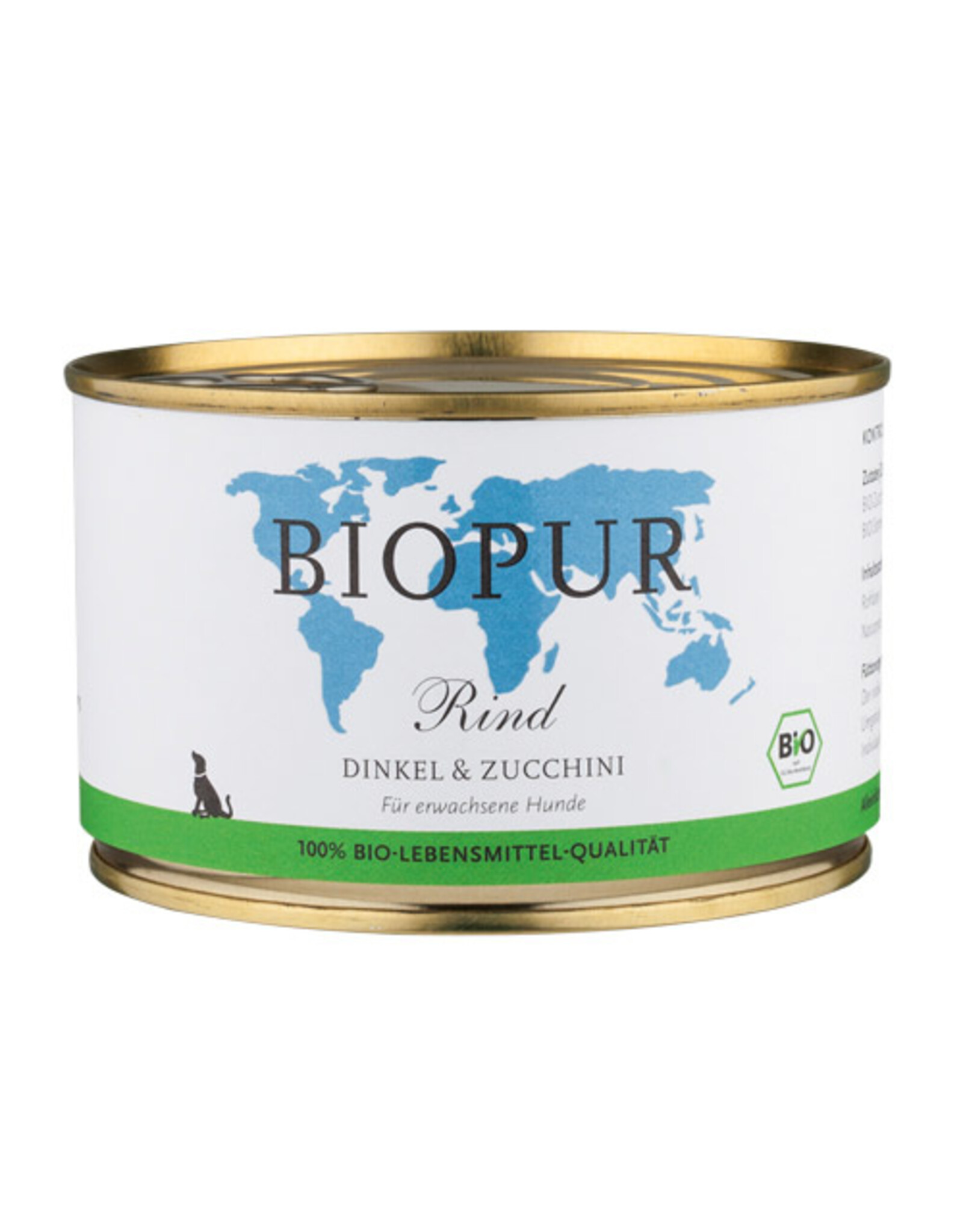 BIOPUR Rind mit Dinkel & Zucchini für Hunde 400g