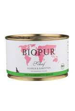 BIOPUR Schaf mit Nudeln & Karotten für Hunde 400g