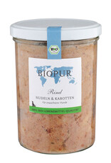 BIOPUR Rind mit Nudeln & Karotten für Hunde