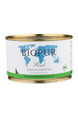 BIOPUR Rind mit Nudeln & Karotten für Hunde