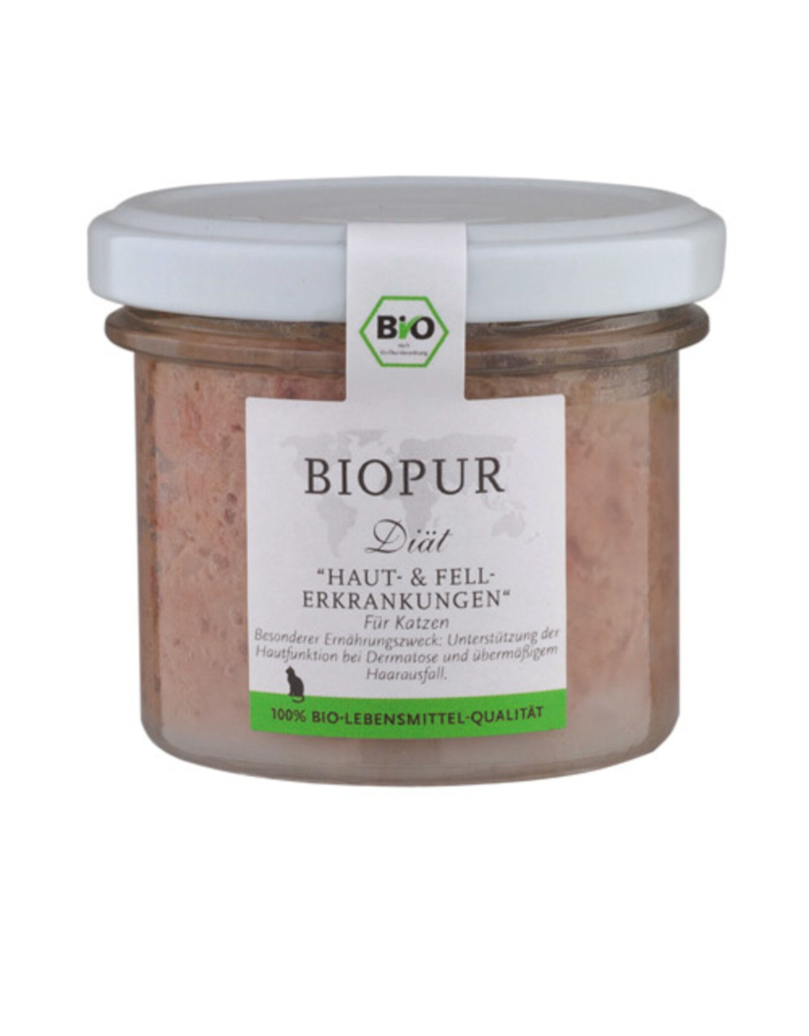 BIOPUR Katzen-Diät Haut- und Fellerkrankungen 100g