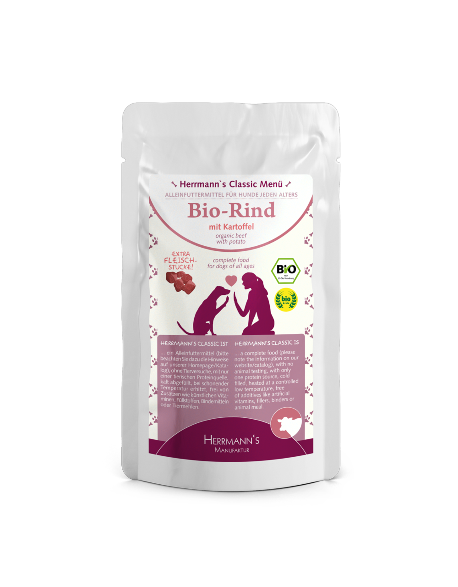 Herrmanns Herrmanns Bio-Rind mit Kartoffeln 130g