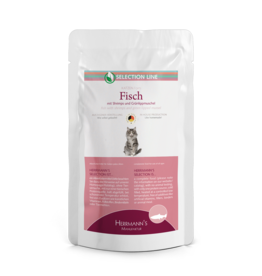 Herrmanns Herrmanns Fisch mit Shrimps und Grünlippmuschel für die Katze