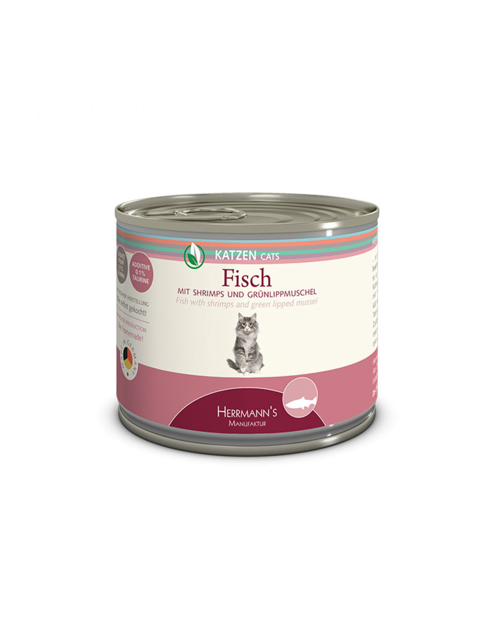 Herrmanns Herrmanns Fisch mit Shrimps und Grünlippmuschel für die Katze