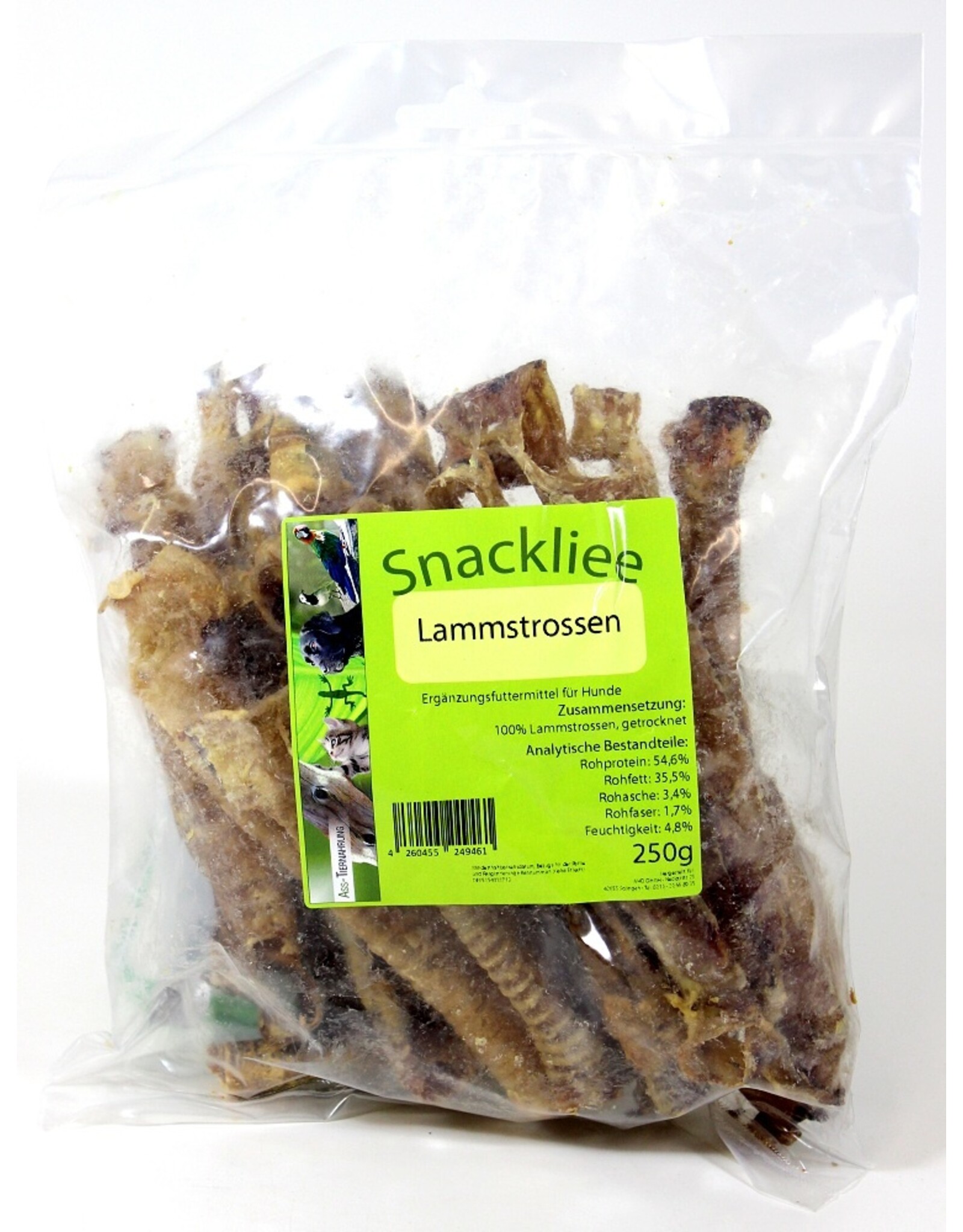 Snackliee Snackliee Lammstrossen 250g