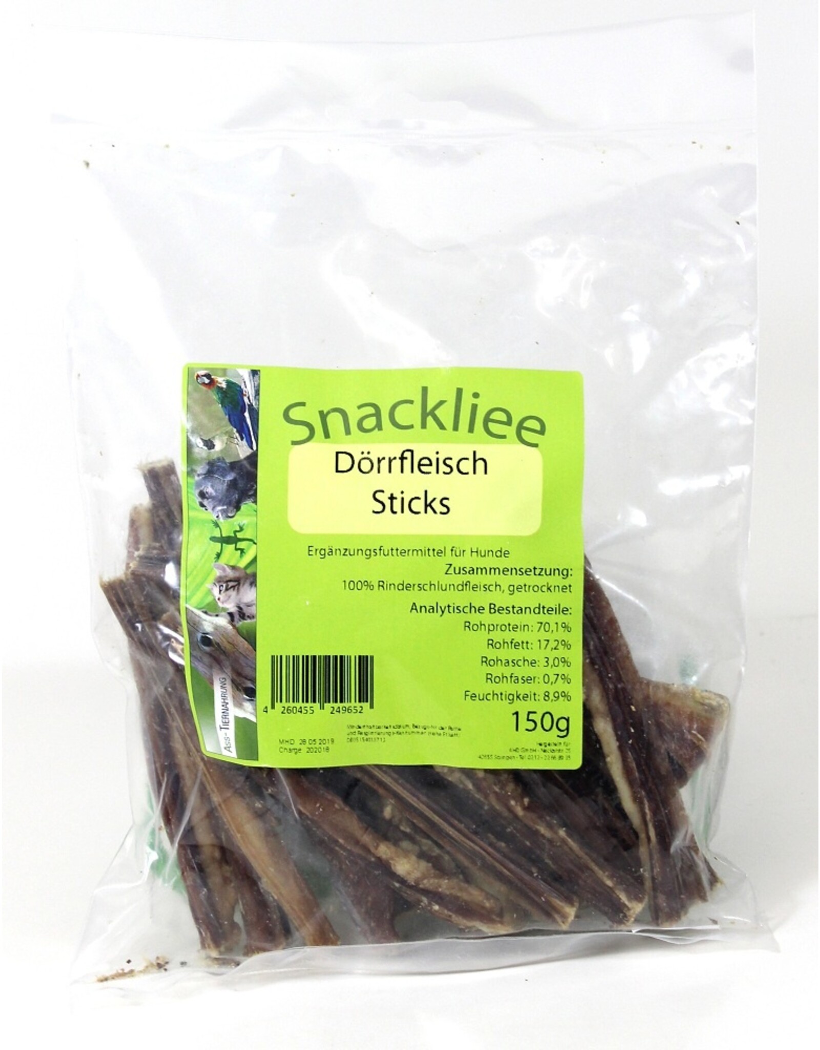 Snackliee Snackliee Rinder Dörrfleisch Sticks 150g