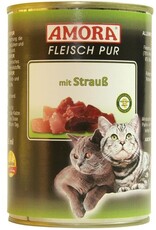 AMORA AMORA Fleisch pur mit Strauß