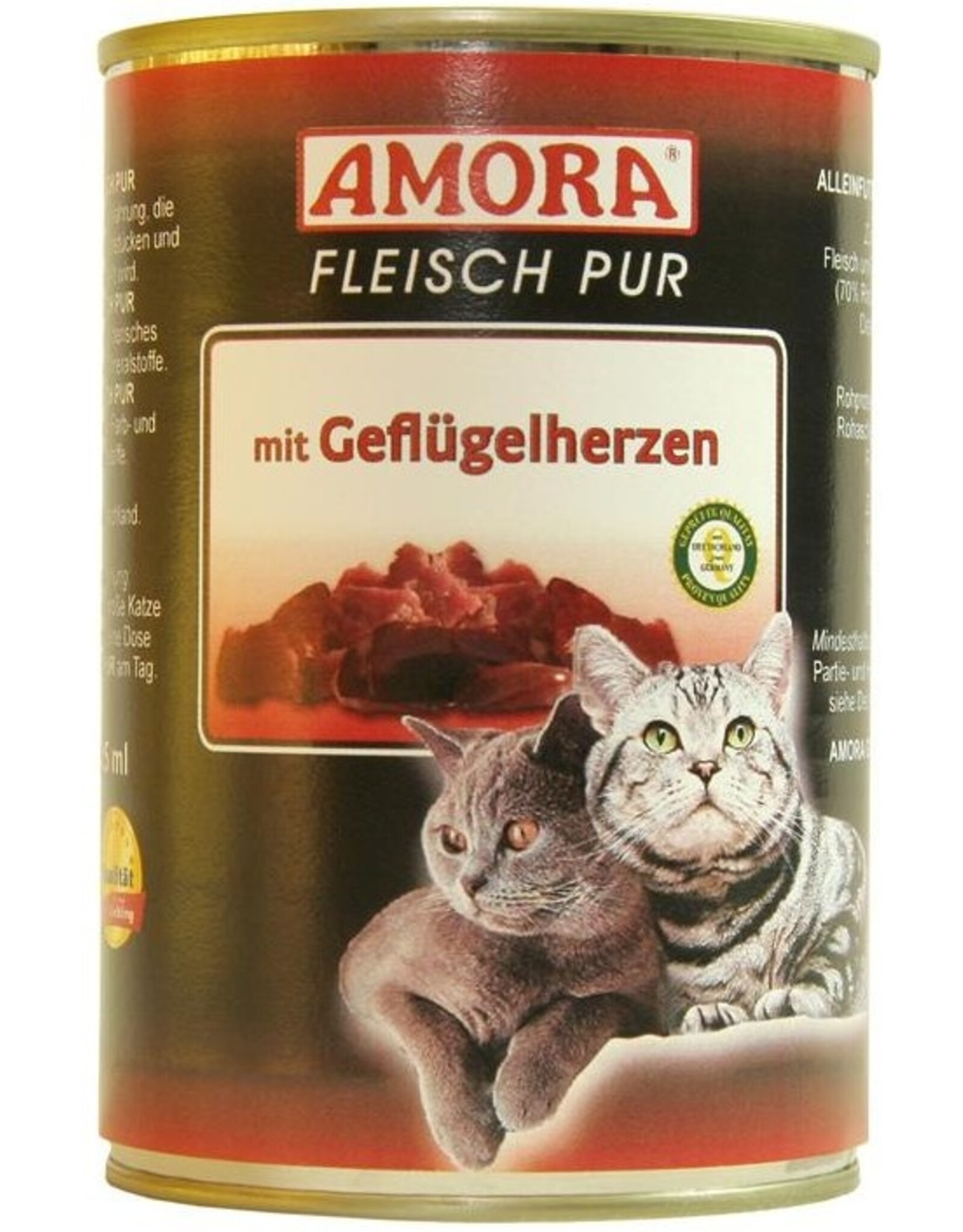 AMORA AMORA Fleisch pur mit Geflügelherzen