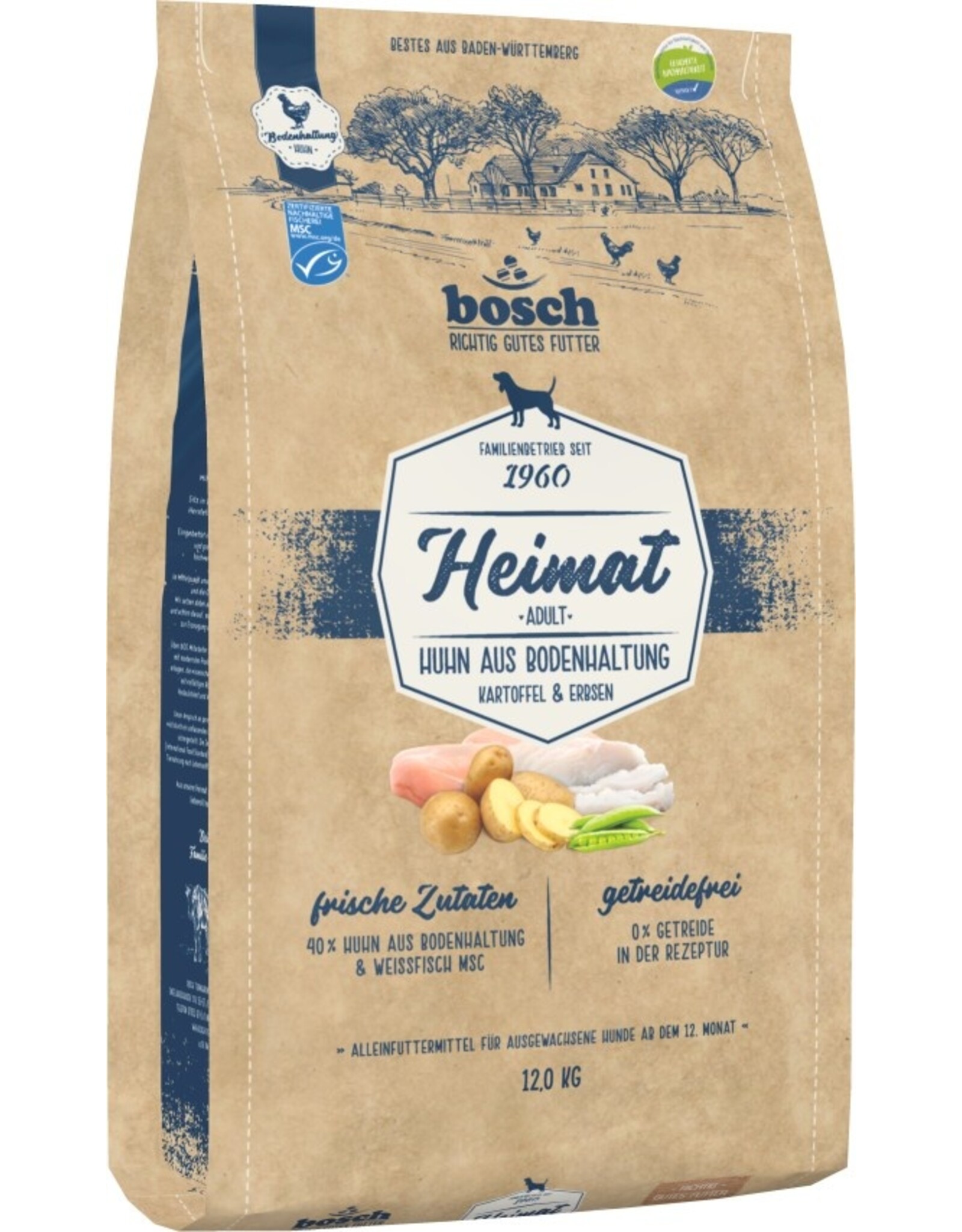 Bosch Bosch Dog Heimat Adult  Huhn Bodenhaltung