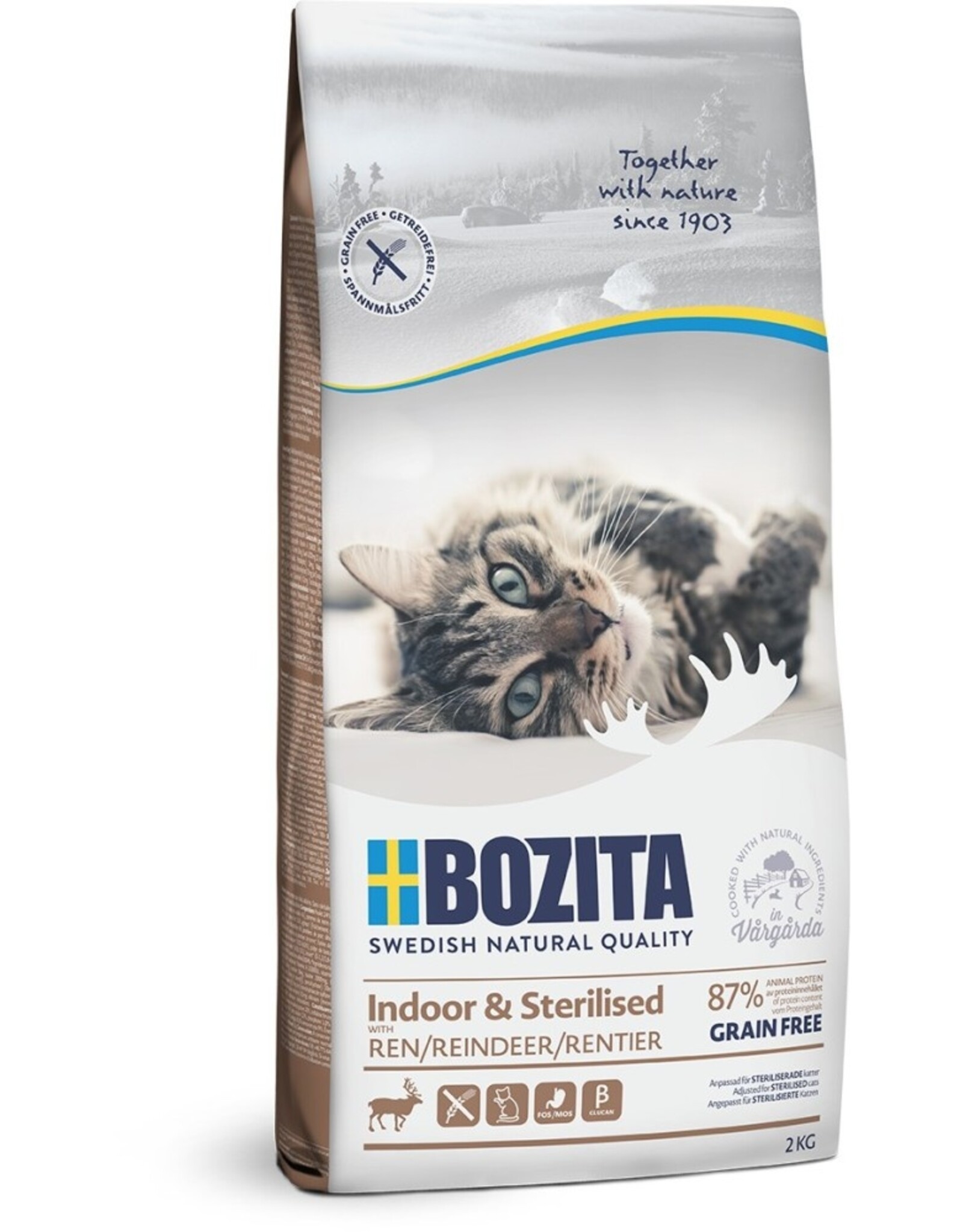 Bozita Bozita Katze Indoor & Sterilised Grainfree Reindeer