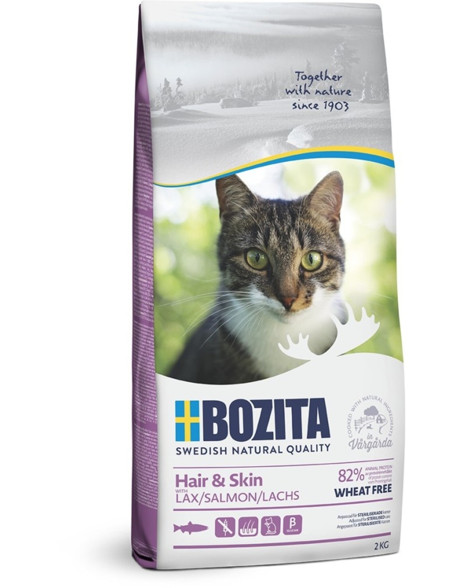 Bozita Bozita Katze Hair & Skin Wheat free Salmon