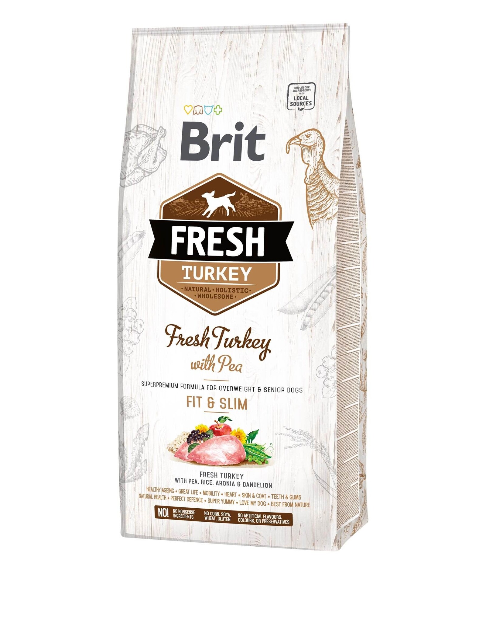 BRIT Brit Fresh - Overweight & Senior dogs - Turkey