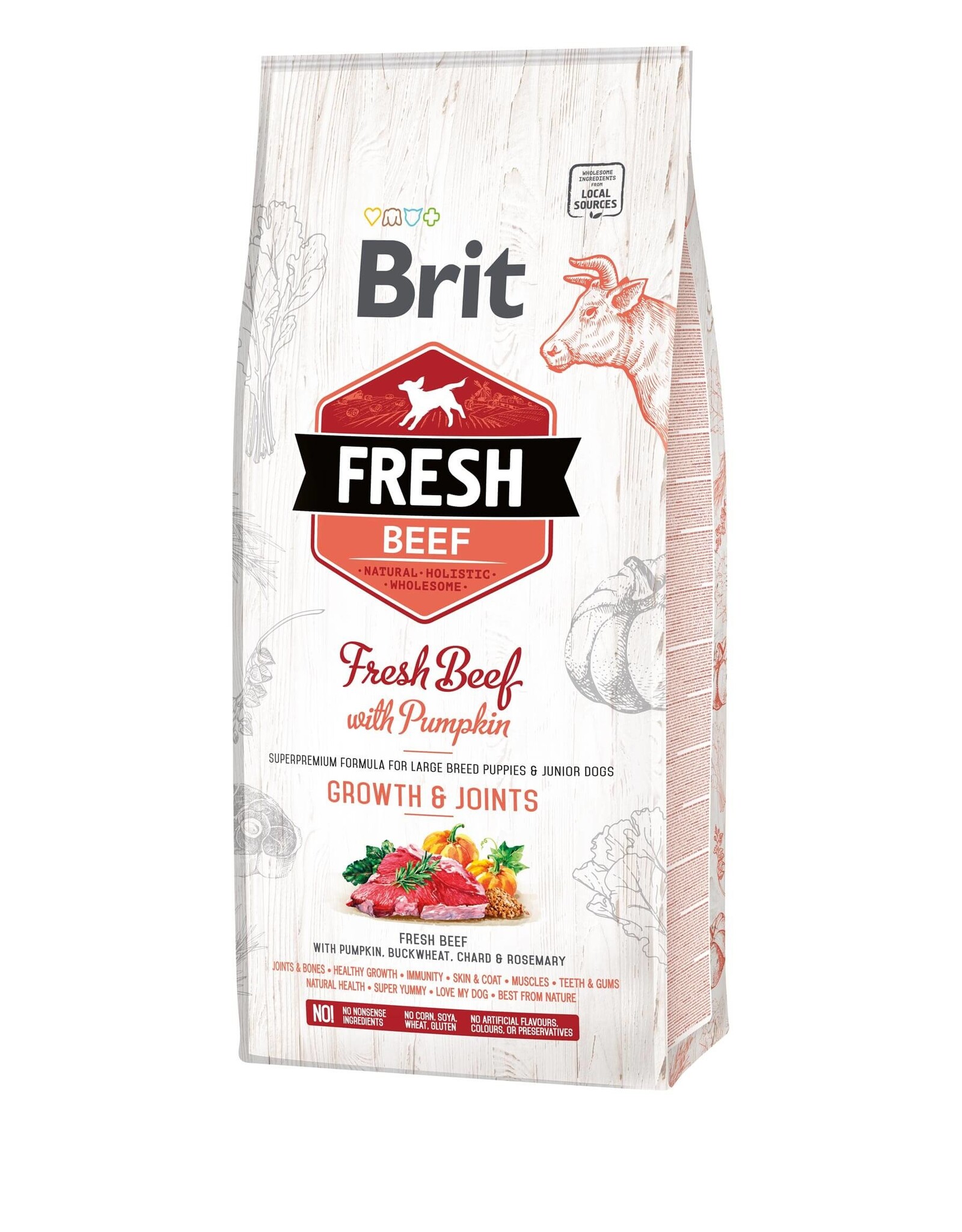 BRIT Brit Fresh - Puppy & Junior Beef Large Breed
