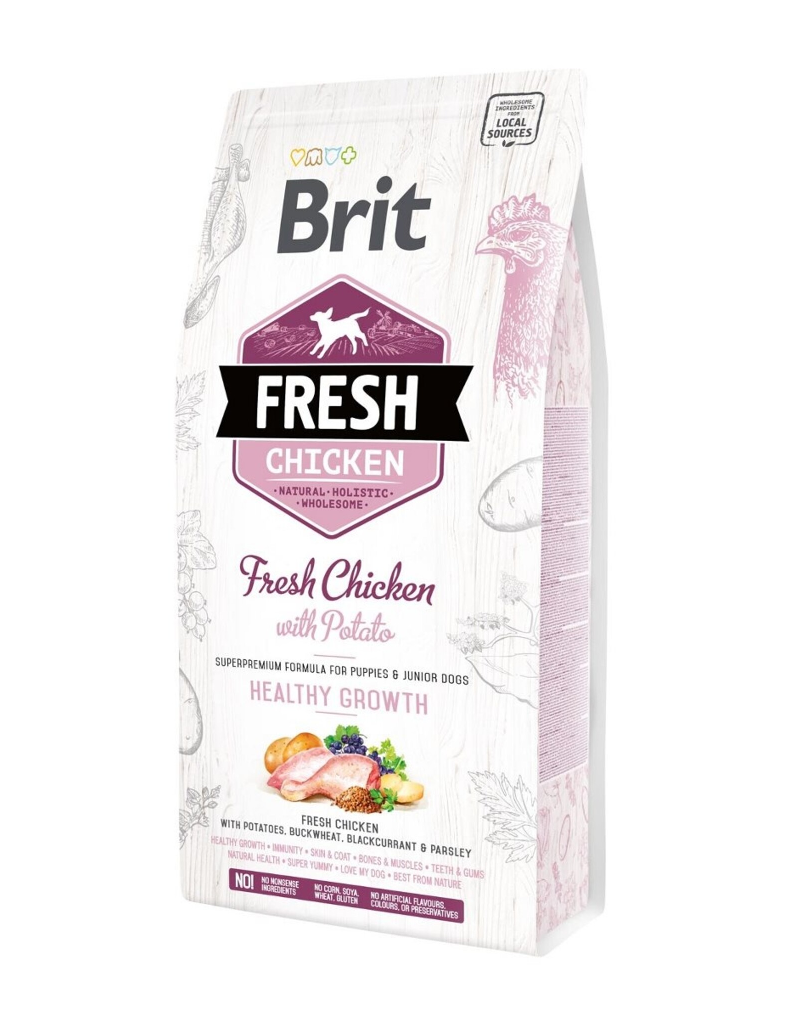 BRIT Brit Fresh - Puppy & Junior - Chicken - Healthy Growth