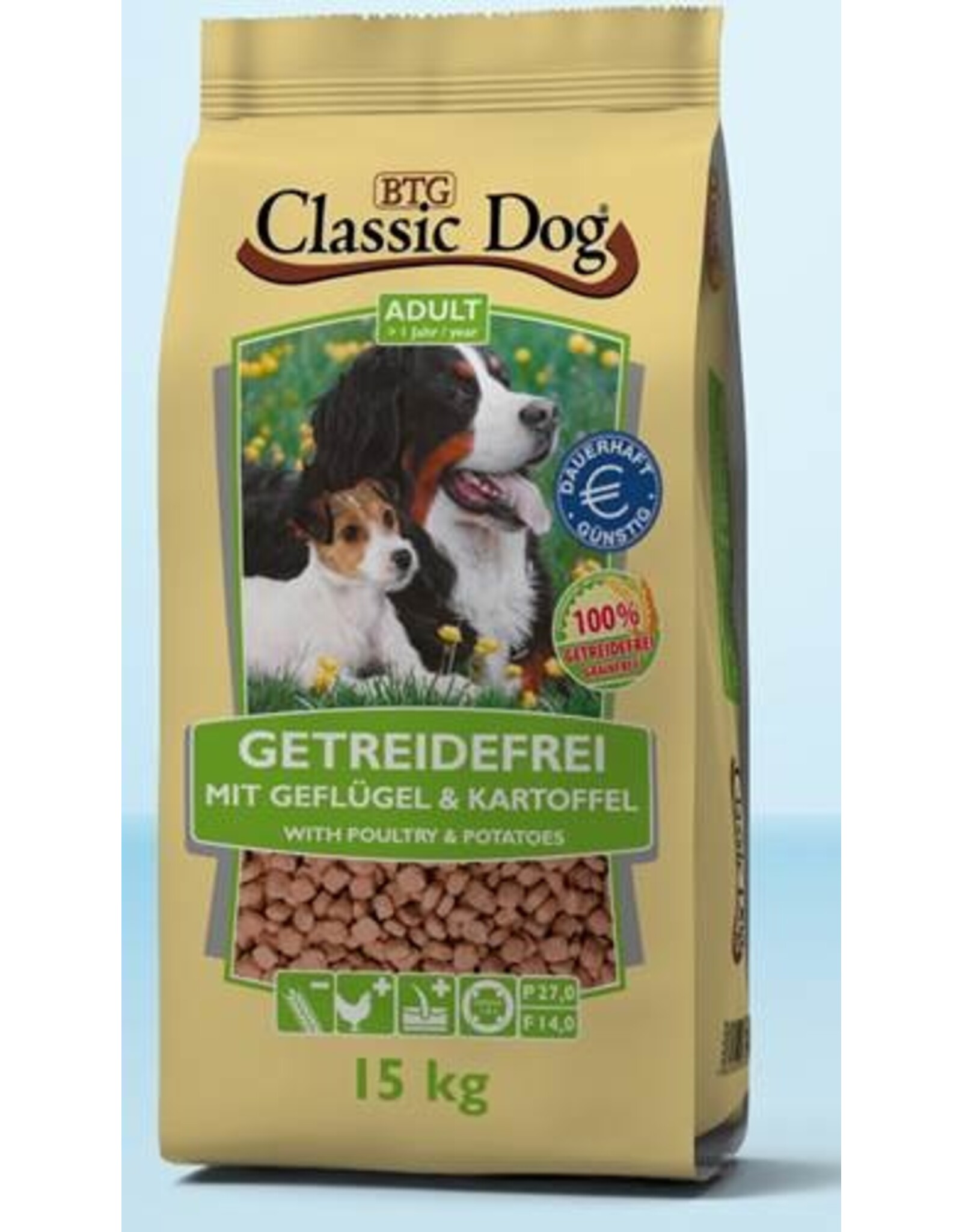 Classic Dog Classic Dog Geflügel & Kartoffel getreidefrei