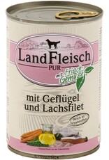 Landfleisch Landfleisch Dog Pur Geflügel&Lachsfilet
