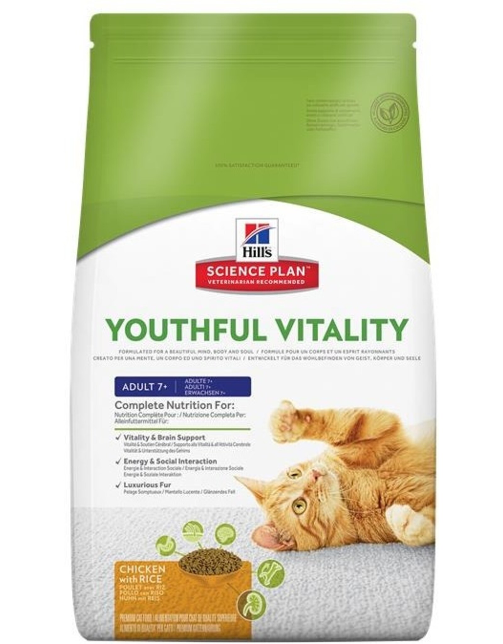 Hills Hills Science Plan Katze Adult 7+ Youthful Vitality  Huhn