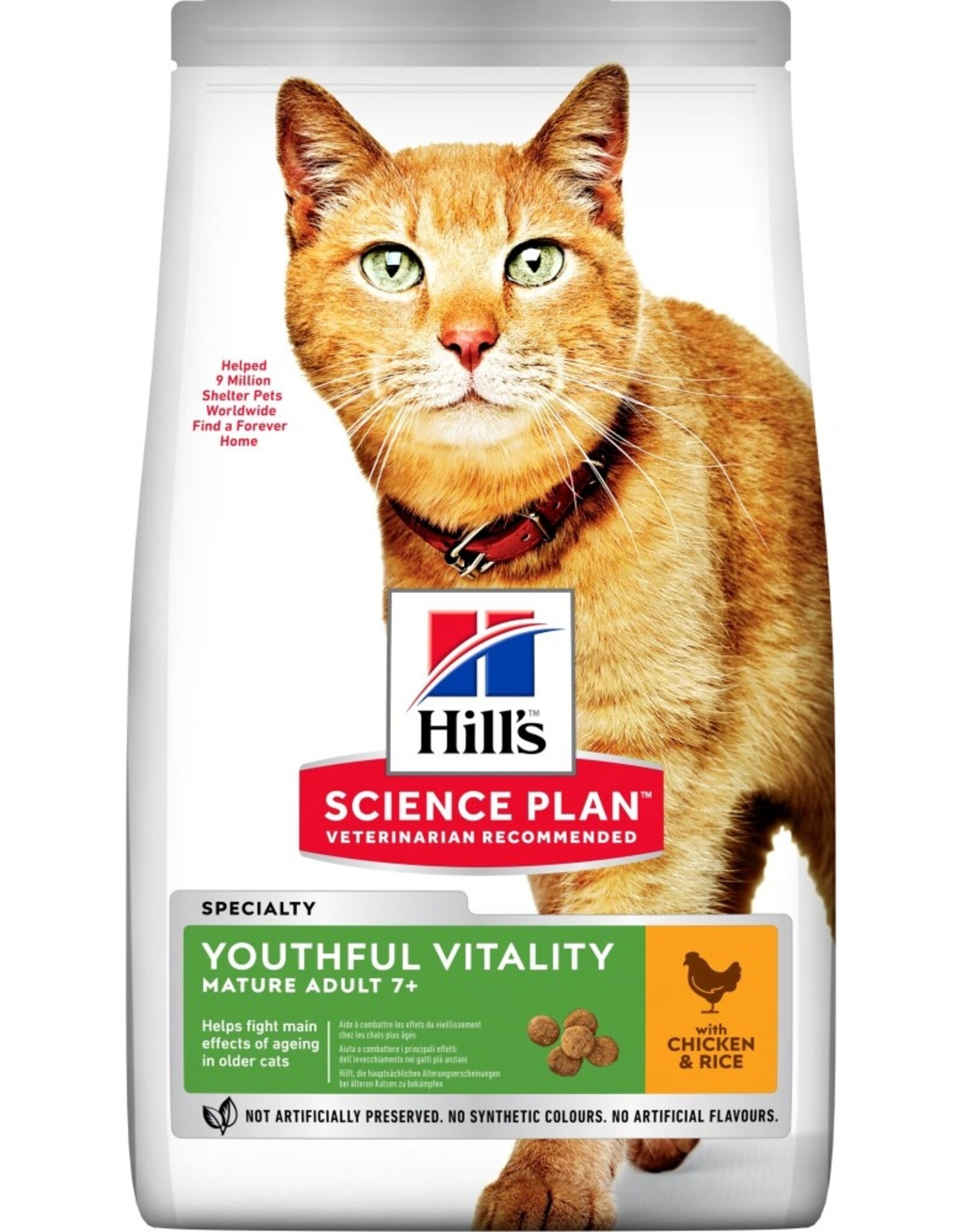 Hills Hills Science Plan Katze Adult 7+ Youthful Vitality  Huhn