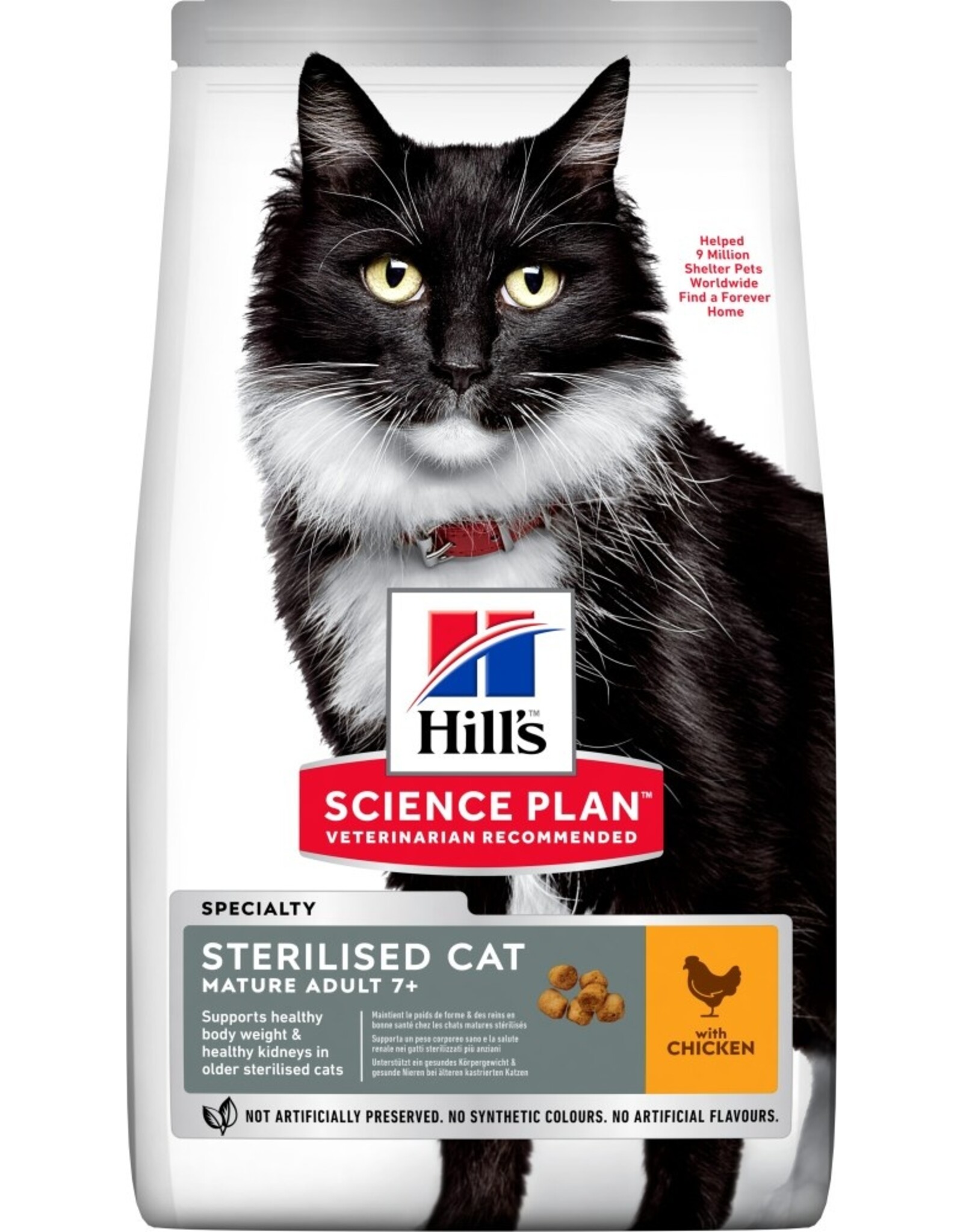 Hills Hills Science Plan Katze Mature Adult 7+ Sterilised Cat Huhn