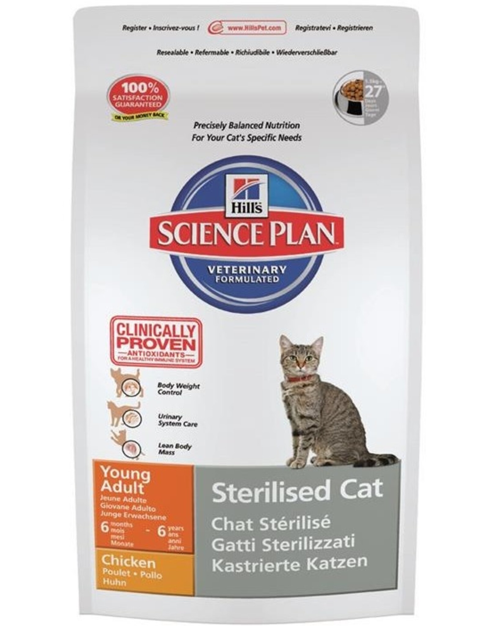 Hills Hills Science Plan Katze Young Adult Sterilised Cat Huhn